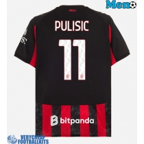 AC Milan Christian Pulisic #11 Replica Home Shirt 2025-26 Short Sleeve